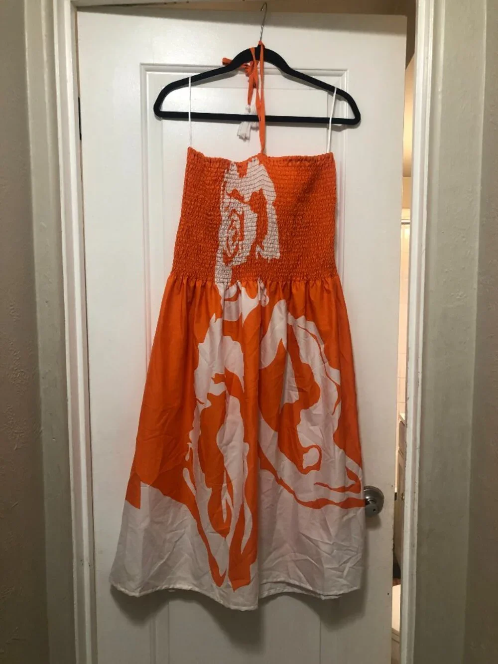 GYPSIEBLU Orange Polyester Floral Beach For Women Size 2X - Picture 3 of 6